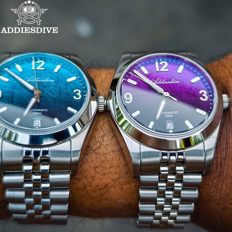 Luxury Bags Brands List - ADDIESDIVE Nouvelle montre mécanique automatique AD2547,