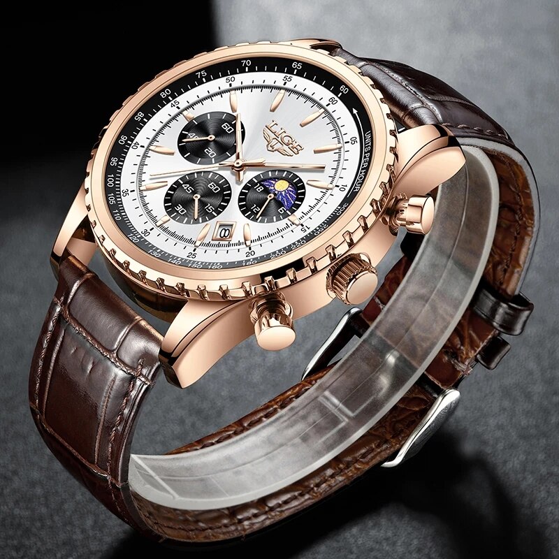 LIGE-Montre-bracelet à quartz  - Luxury Bags Brands List avis et prix