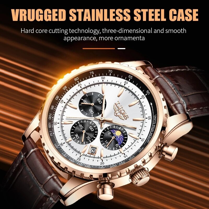 LIGE-Montre-bracelet à quartz  - Luxury Bags Brands List avis et prix