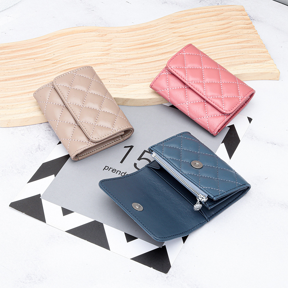 Porte-cartes matelassé en peau - Luxury Bags Name For Women avis et prix
