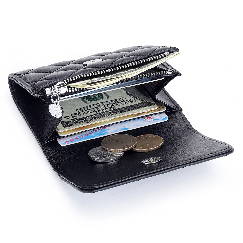 Porte-cartes matelassé en peau - Luxury Bags Name For Women avis et prix